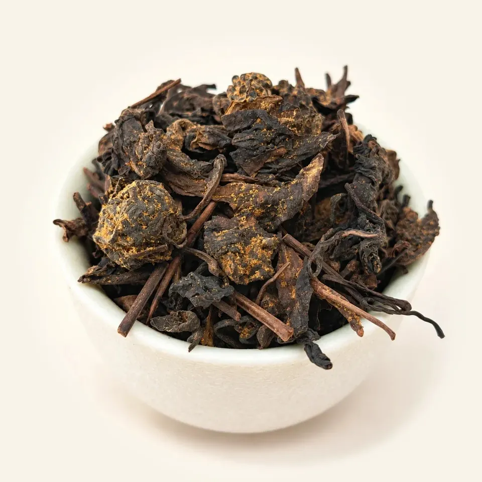 Ming Tea Fu Cha Hei Cha losse thee 50 gram aards