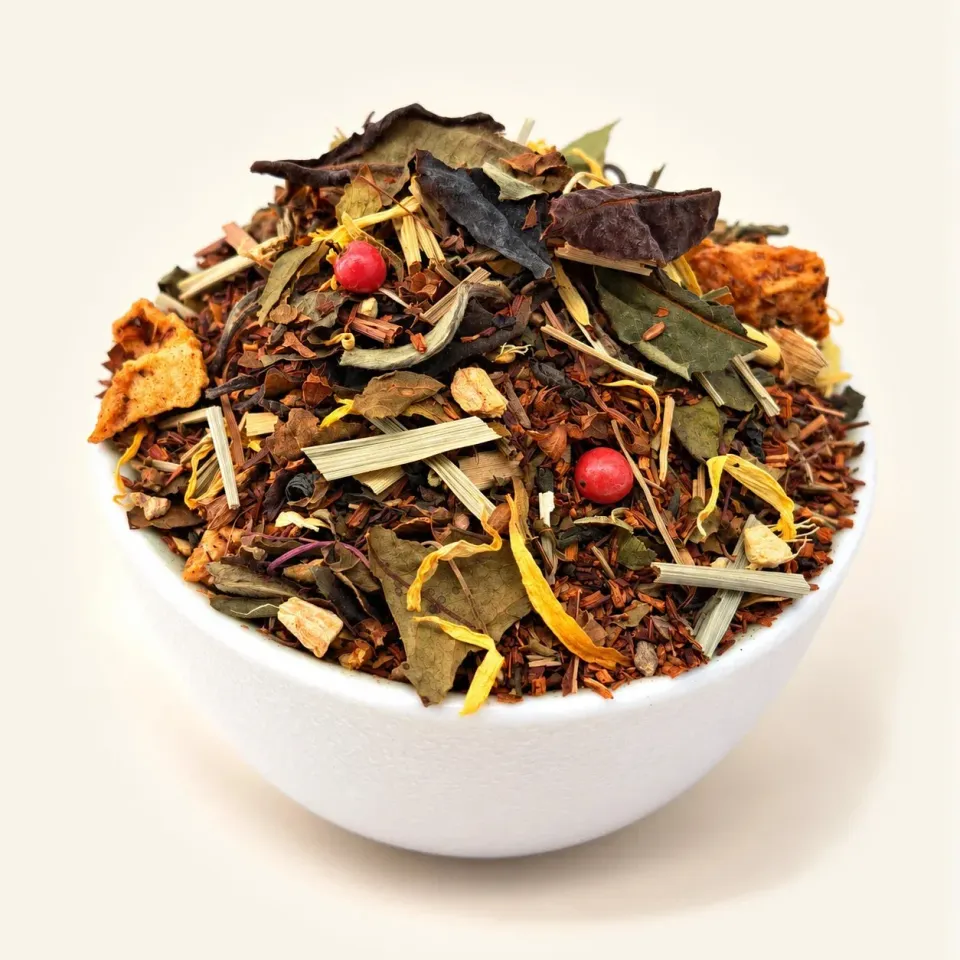 Ming tea Winter Boost Mango Gember thee bio 50g losse blad