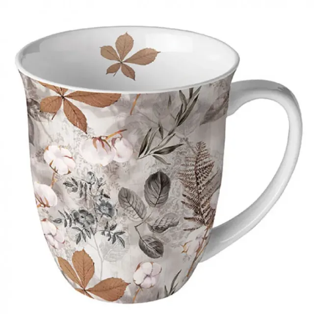 Ambiente Cotton beker fine bone china 400 ml