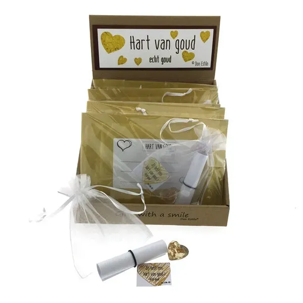 Villa Servies Hart van Goud post brievenpost 20 gram