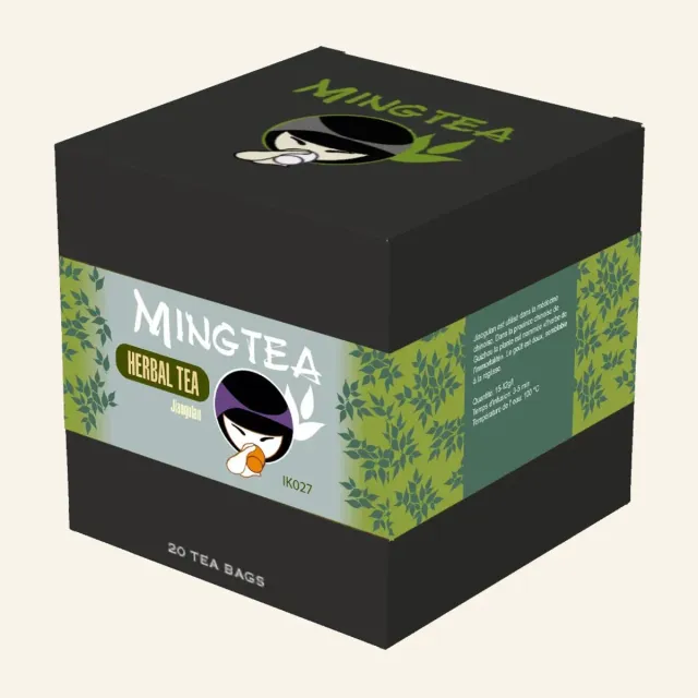 Ming tea Jiaogulan kruidenthee 20 piramide cafeïnevrij