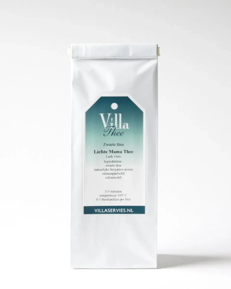 Villa servies Liefste Mama zwarte thee 100 gram citrus