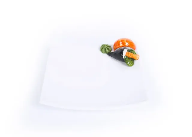 Piccobella Sushi schaal wit 21 x 21 cm keramiek