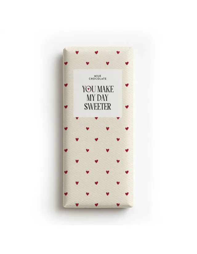 You Make My Day Sweeter chocoladereep melk 100 gram