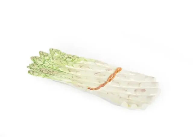 Piccobella Schaaltje Asperges groen keramiek 28 cm