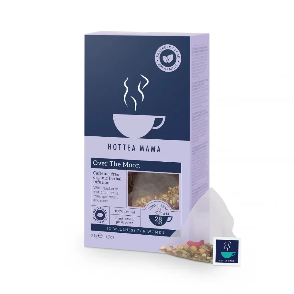 HotTea Mama Over The Moon kruidenthee 14 zakjes framboos