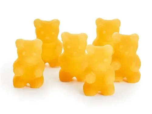 Villa servies Theebeertjes Peach Lemon fruitgums 100 gram perzik
