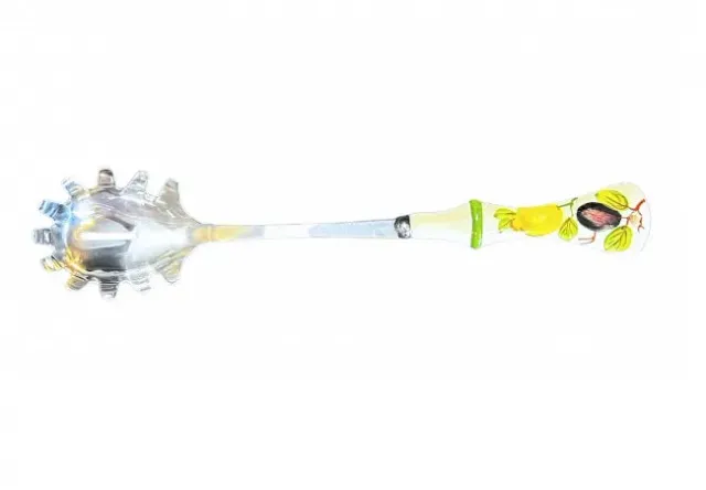 Piccobella spaghettilepel Citroen Olijf 32 cm RVS