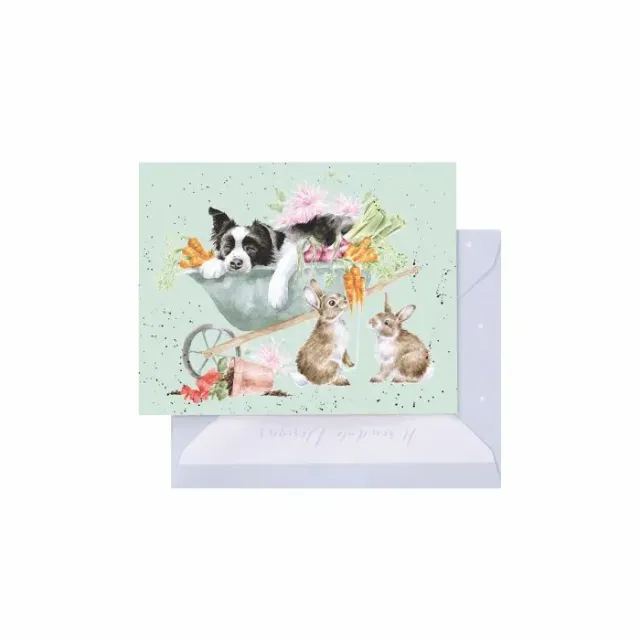 Wrendale Designs Sleeping on the Job kaartje 9x7,2 cm