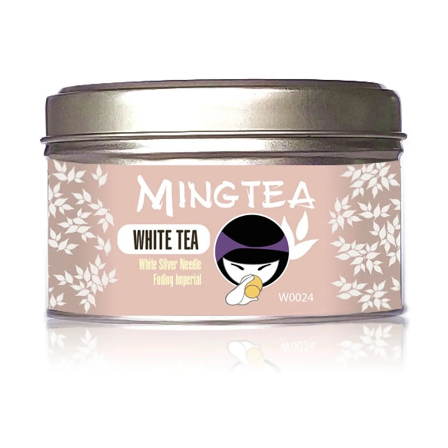 Ming tea White Silver Needle Fuding Imperial witte thee 50g bloemig