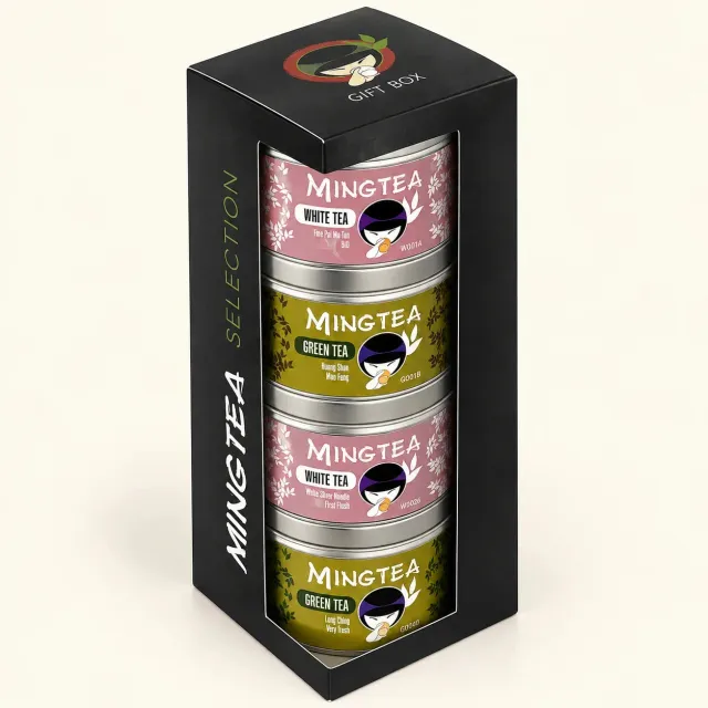 Ming Tea Mingtea Selection N°4 theeset groene witte thee 4x50g zacht