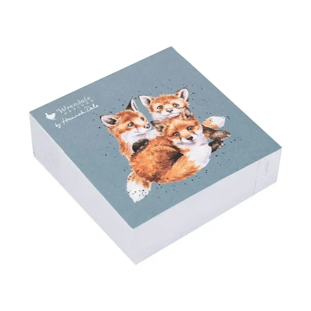 Wrendale Designs Snug as a Cub sticky notes 8x8 cm 250 vel
