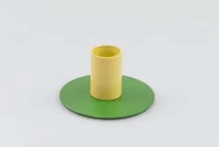Branded By Gabi S kandelaar ijzer groen vanille 8 cm