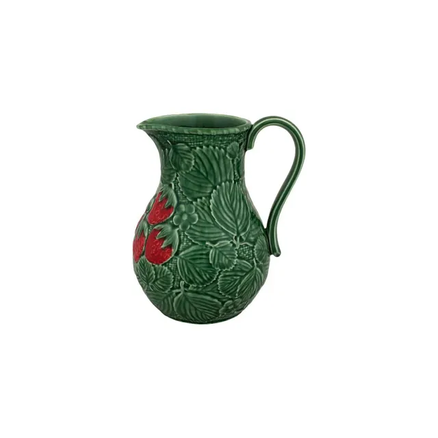Bordallo Pinheiro Morangos karaf aardbei aardewerk 2200 ml
