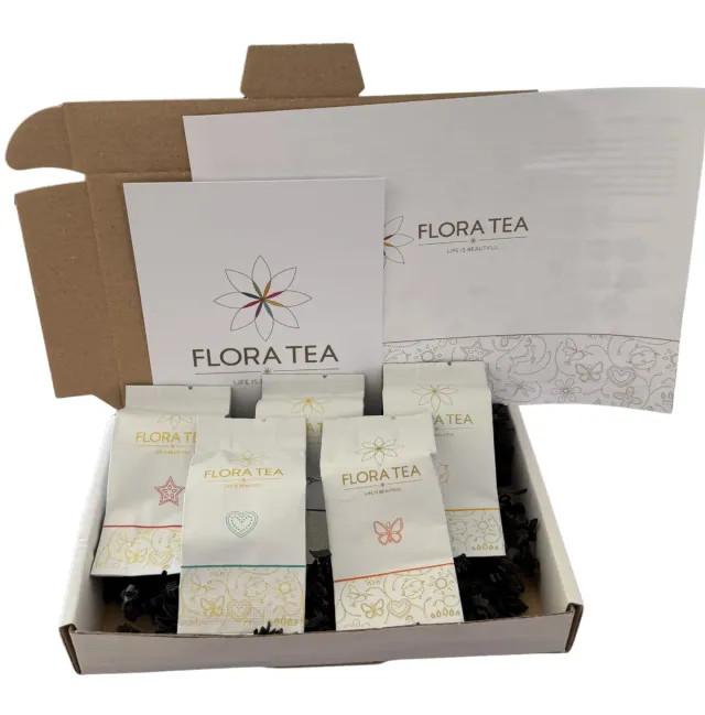Flora Tea Ontdekkingspakket theebloemen 5 stuks mix