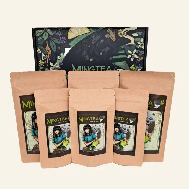 Ming tea Earth's Elixirs thee cadeauset 6x50g kennismaking