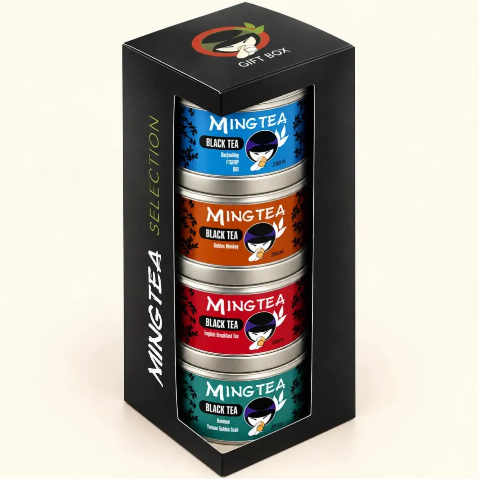 Ming Tea Selection N°3 zwarte thee set 4x50 g proefset