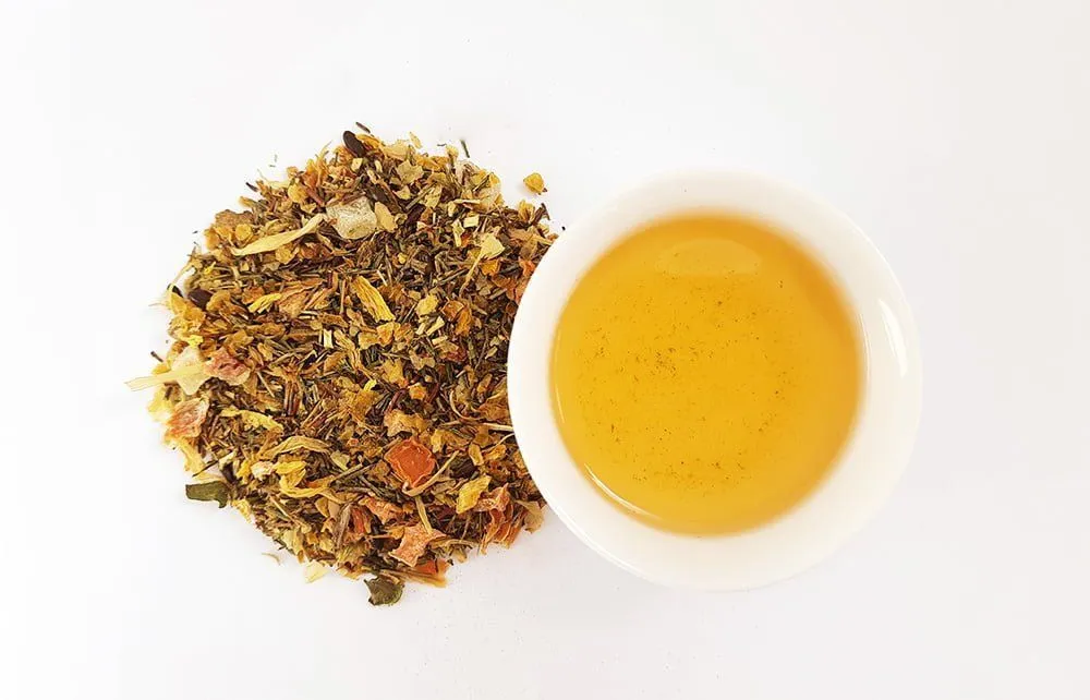 Tea Leafs Sea Buckthorn Guave thee fris zoet