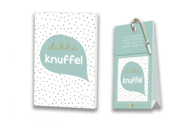 Villa Servies Kaart met Geurtasje Dikke knuffel wenskaart