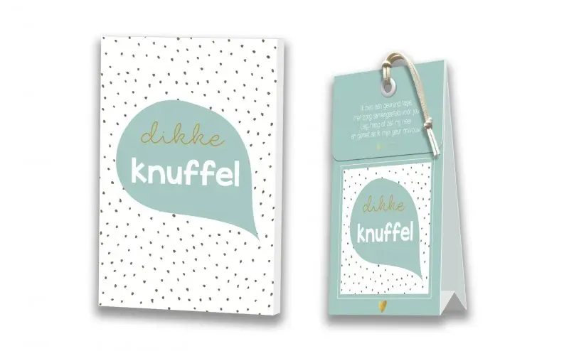 Villa Servies Kaart met Geurtasje Dikke knuffel wenskaart