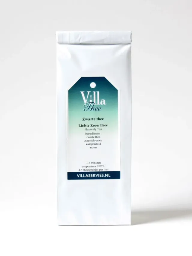 Villa servies Liefste Zoon thee 100 gram perzik vanille