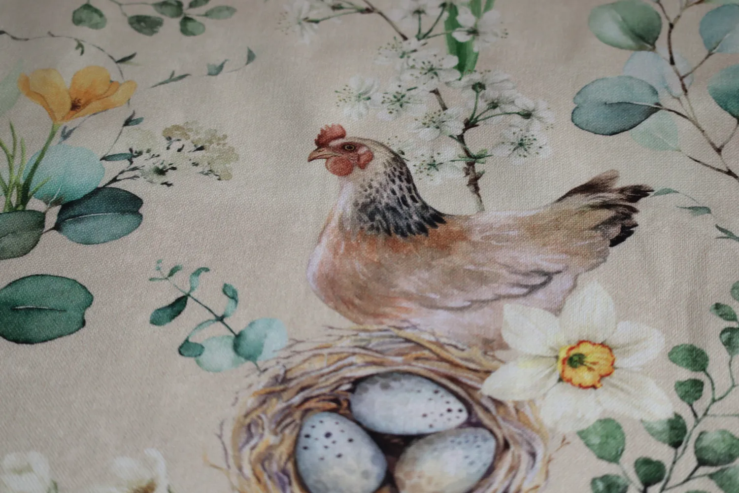 Villa servies Pasen tafelkleed 180x140 cm katoen