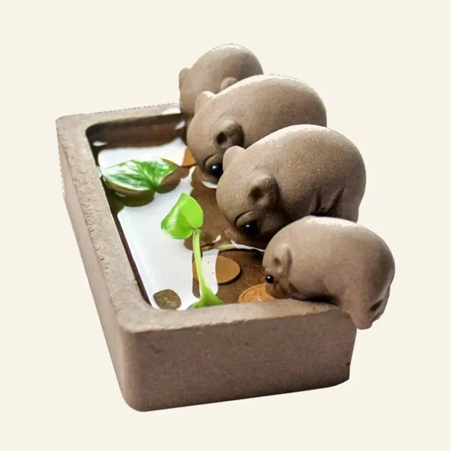 Ming tea Pig Tea Pet varken geluk theeaccessoire