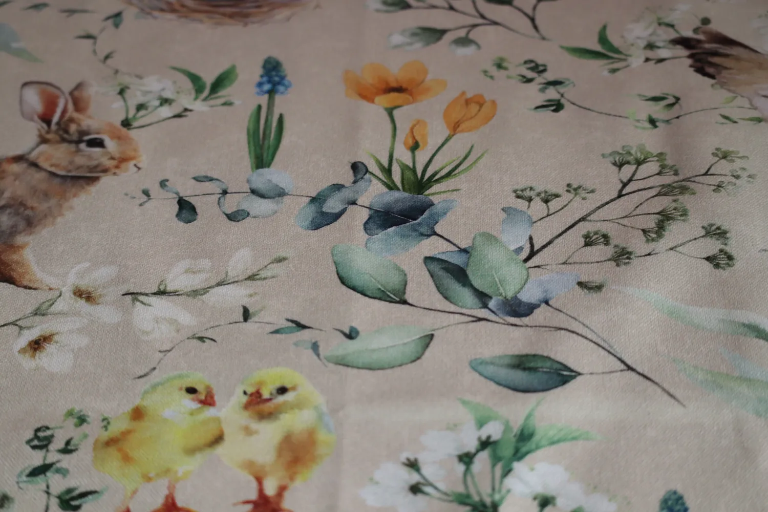 Villa servies Pasen tafelkleed 180x140 cm katoen