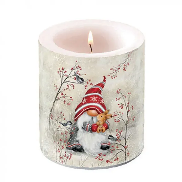 Ambiente Dwarf Hug kaars medium paraffine Ø 10 cm