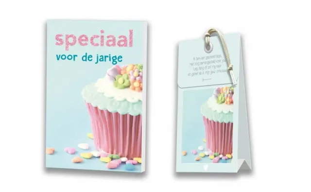 Villa servies Kaart met Geurtasje Speciaal jarige kraft