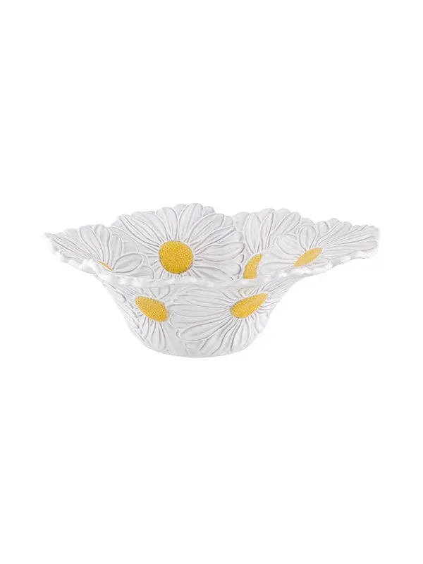 Bordallo Pinheiro Maria Flor Schaal Aardewerk Ø 27 cm