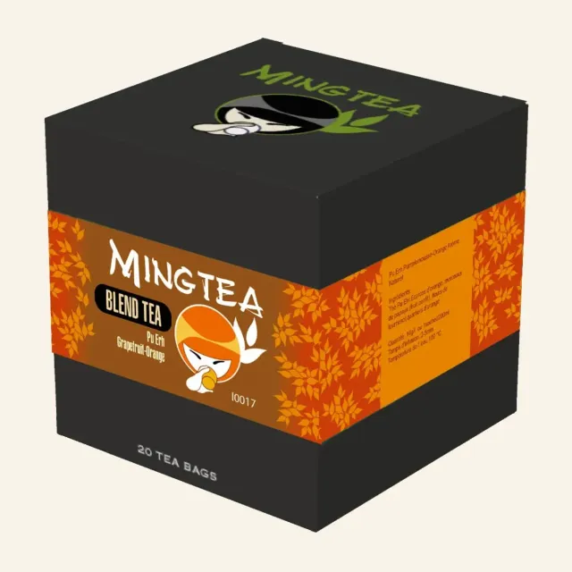 Ming Tea Pu Erh Grapefruit Orange 20 zakjes