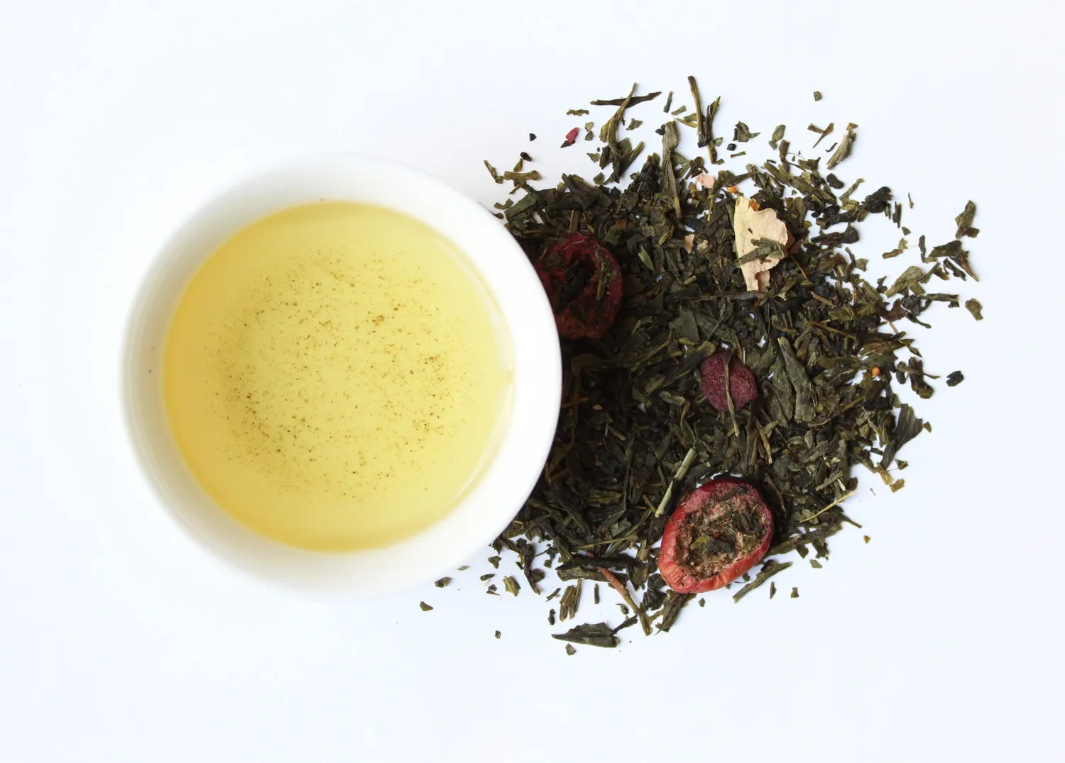 Tea Leafs Bos Beautea groene thee cranberry roos