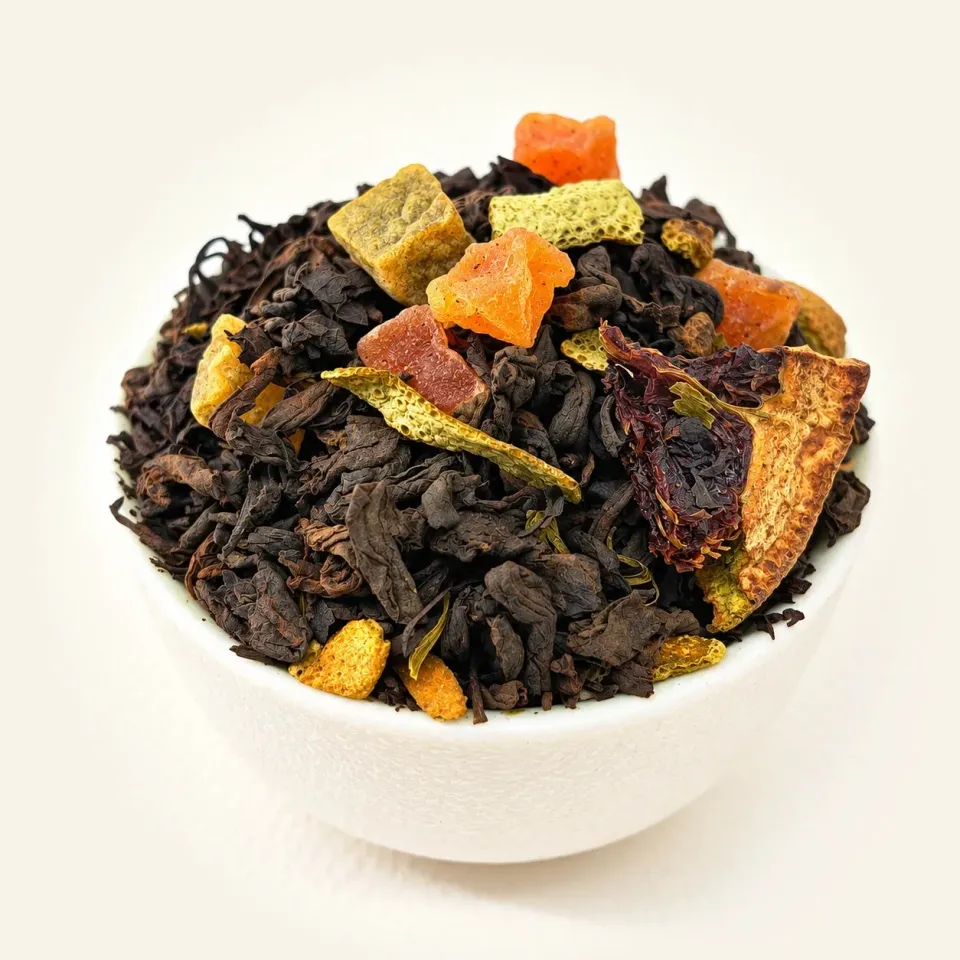 Ming Tea Pu Erh Pompelmoes Sinaasappel thee 50g