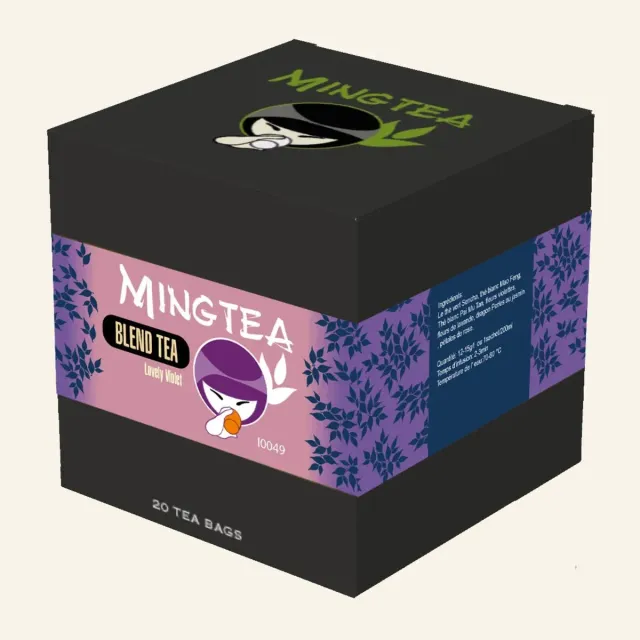 Ming Tea Lovely Violet thee 20 zakjes lavendel