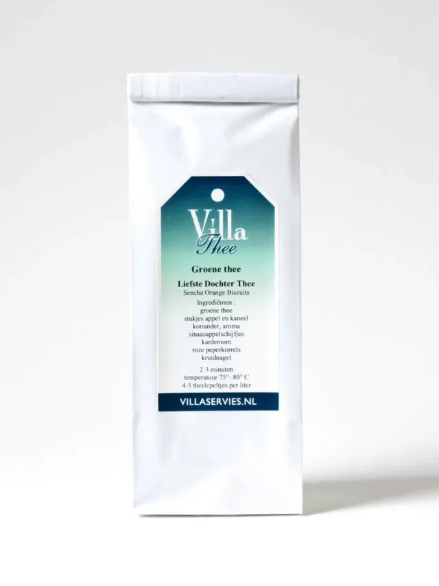 Villa servies Liefste Dochter thee 100 gram sinaasappel