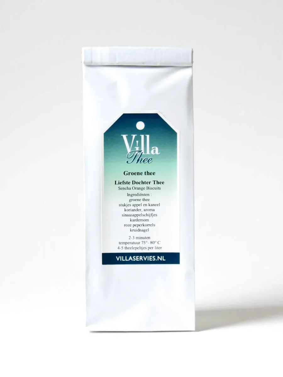 Villa servies Liefste Dochter thee 100 gram sinaasappel
