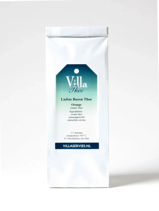Villa servies Liefste Buren thee Orange 100 gram sinaasappel