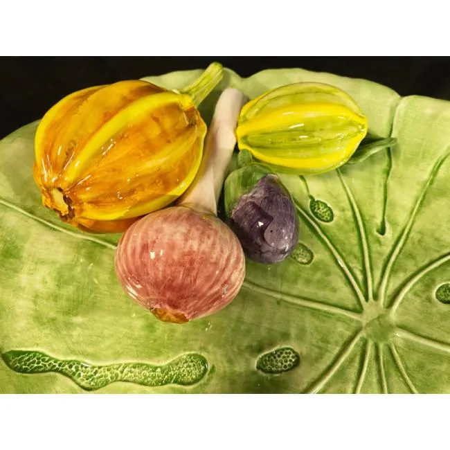 Piccobella Groente schaal groen 48 x 32 cm keramiek