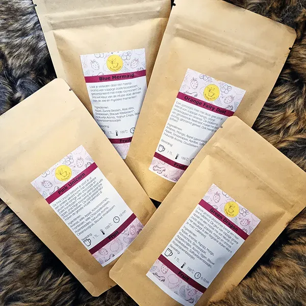 Tea Leafs Colorful Fantasy fruit thee pakket 4x50 gram