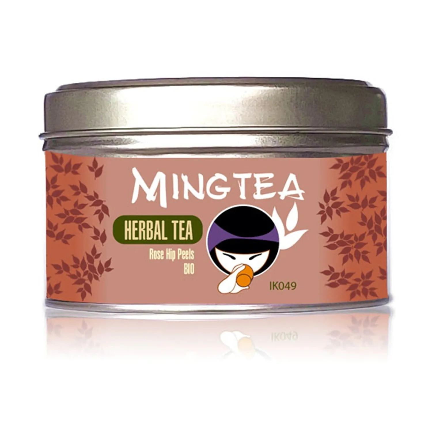 Ming tea Rozenbottel kruidenthee BIO 50 g cafeïnevrij fris