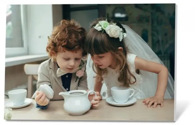 Villa servies Thee in een Kaartje blanco rooibos 2 kopjes