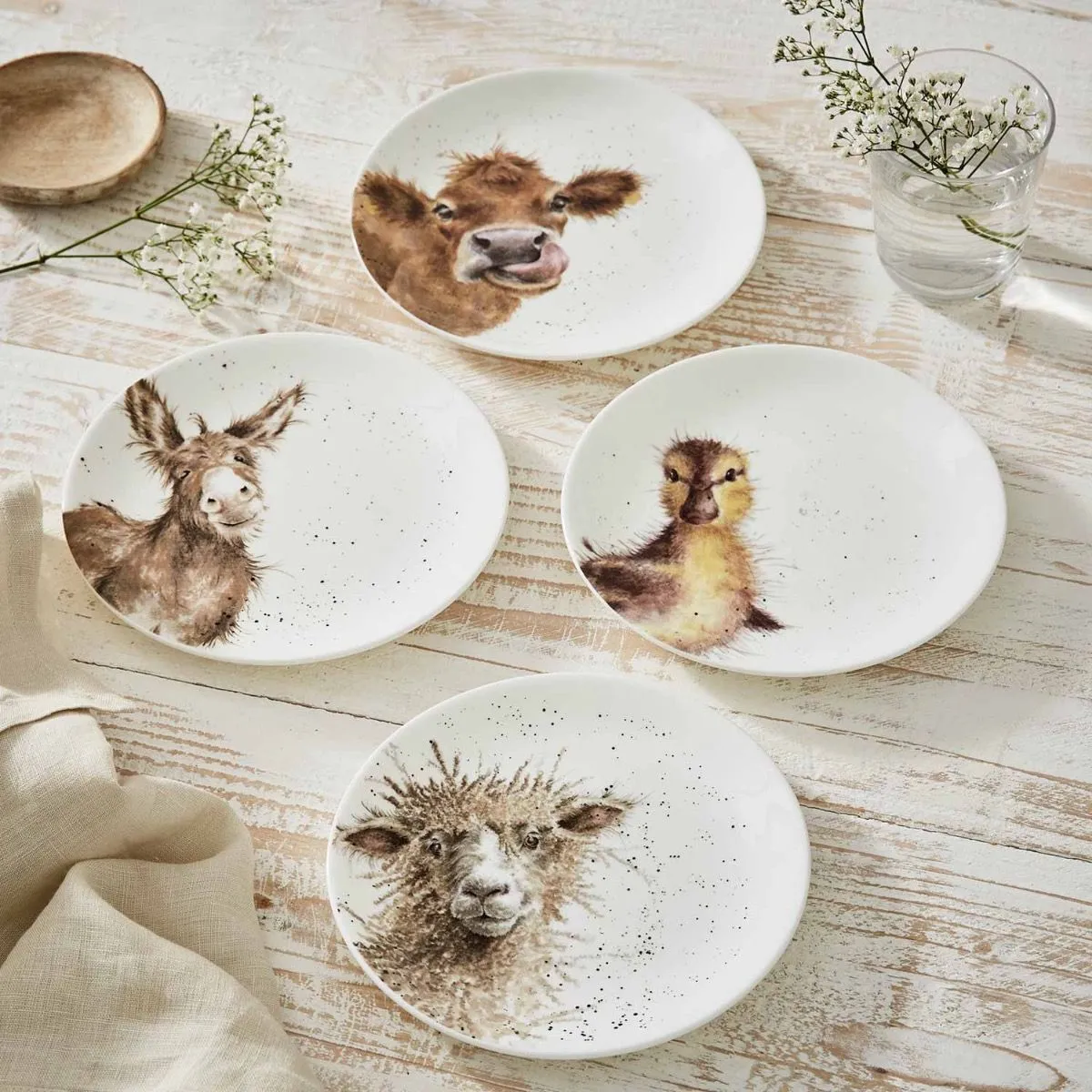 Wrendale Designs Sheep gebaksbordje 16,5 cm porselein