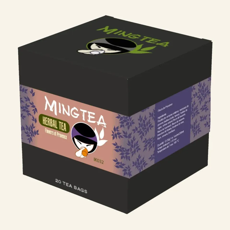 Ming tea Fleurs de Provence kruidenthee 20 zakjes rozemarijn