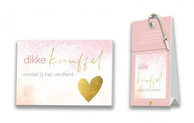 Villa servies Kaart Geurtasje Dikke knuffel kraft envelop