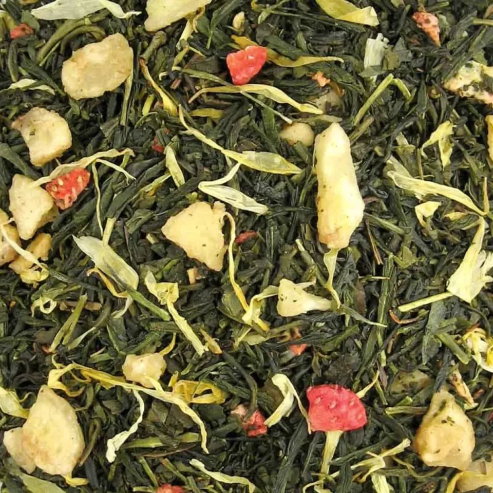 Villa Servies Straatje van Vermeer groene thee 100 gram banaan