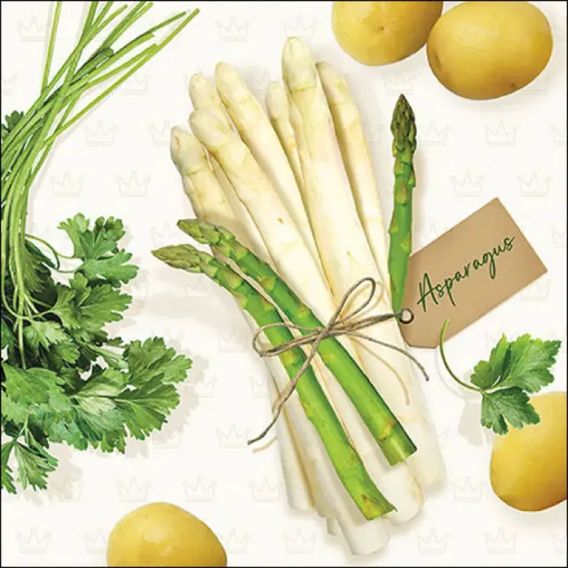 Ambiente Delicious Asparagus servetten 20 stuks 33 cm 3-laags