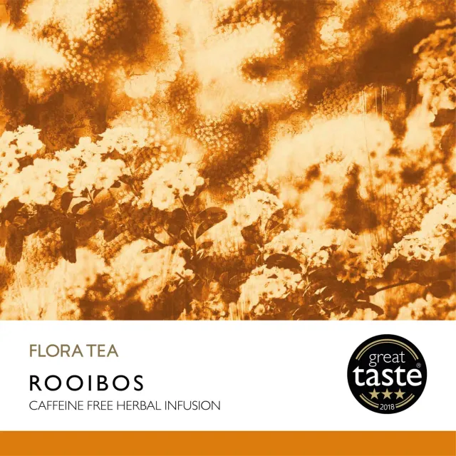 Flora Tea Rooibos thee theezakjes 50 stuks apart verpakt