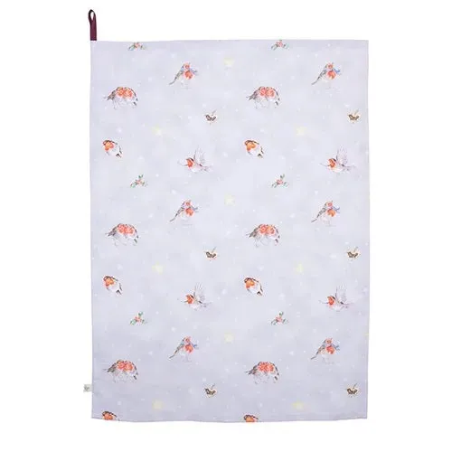 Wrendale Designs Season's Tweetings theedoek 69x50 cm