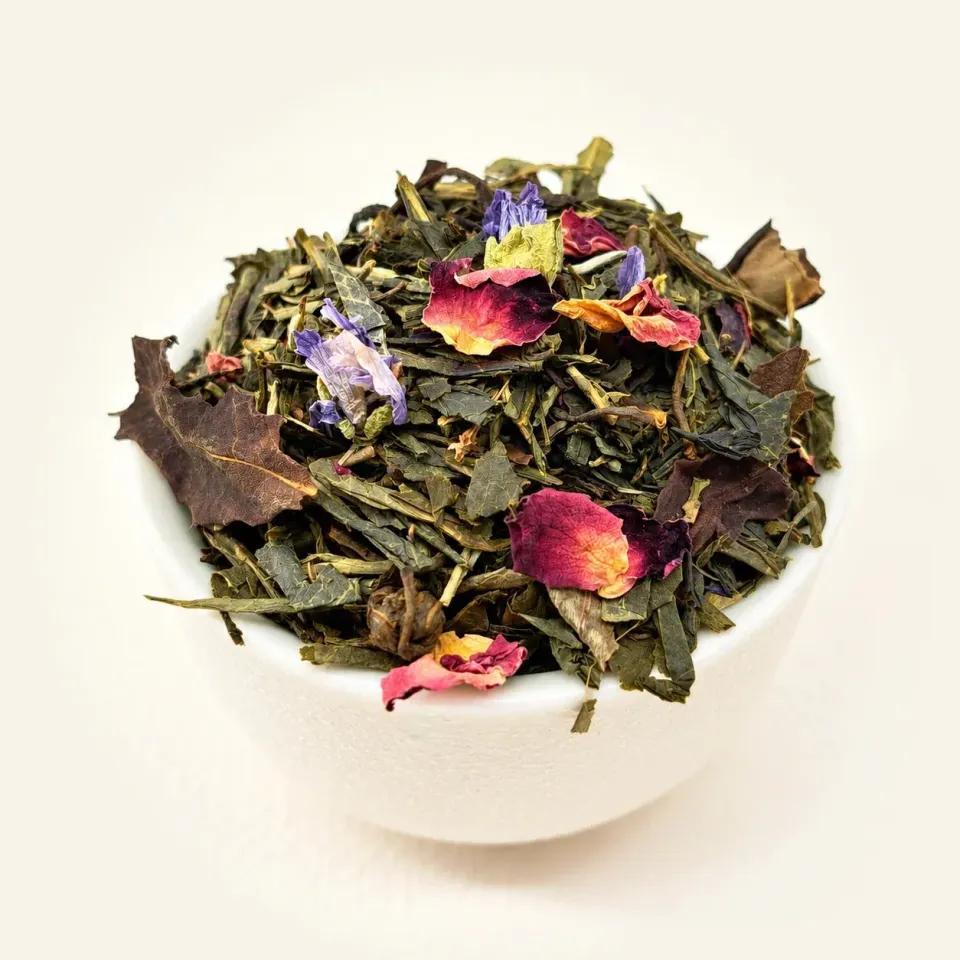 Ming Tea Lovely Violet thee 50g groen wit bloemig lavendel